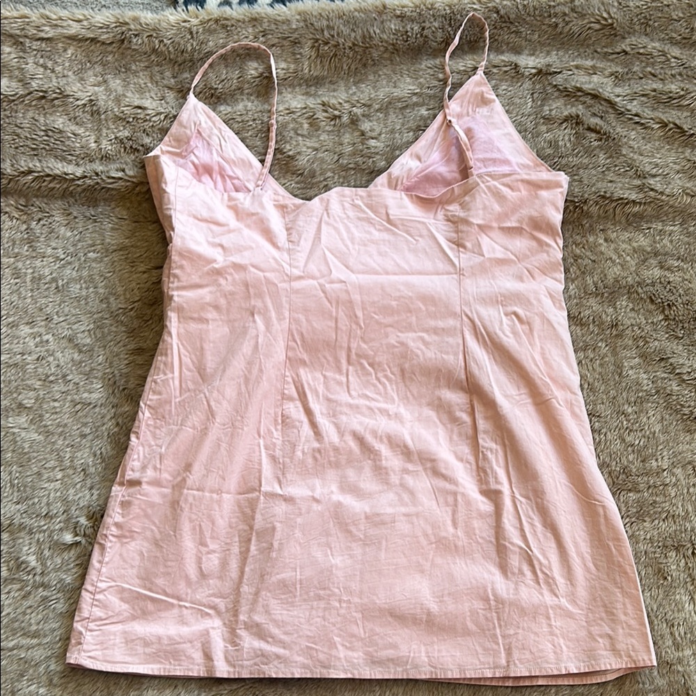 Lovers + Friends Pink Wrap Tie Front Camisole - Picture 3 of 3